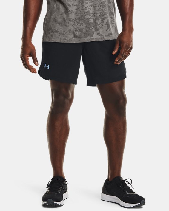 Men's UA Launch SW 7'' CMe Shorts, Black, pdpMainDesktop image number 0